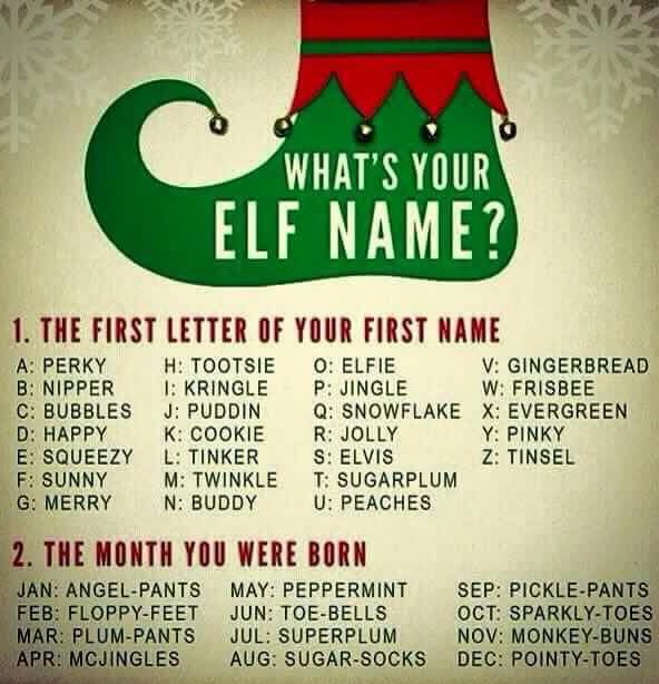 santa elf names